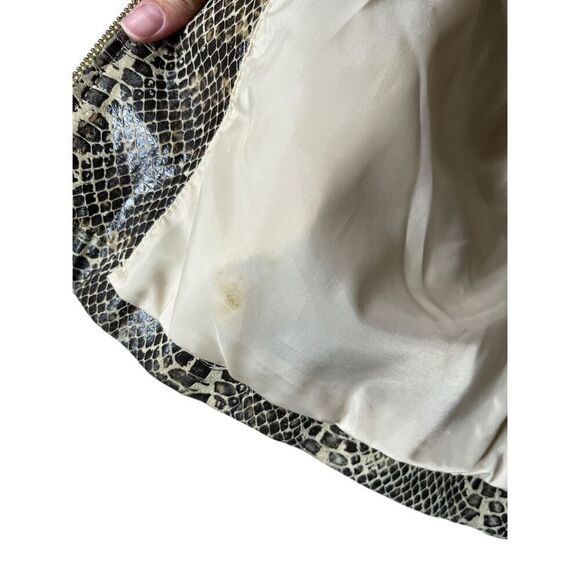 Vintage Wilsons 100% Leather Snake Print Jacket Size XL - Picture 7 of 11
